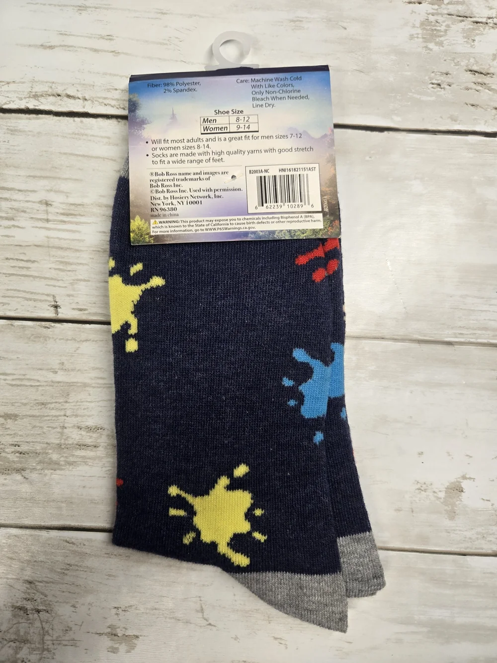 Bob Ross soft navy